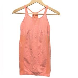 BuffBunny Peach Orange Seamless Tank Top Size Medium